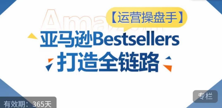 运营操盘手!亚马逊Bestsellers打造全链路,选品、Listing、广告投放全链路进阶优化插图 运营操盘手!亚马逊Bestsellers打造全链路,选品、Listing、广告投放全链路进阶优化