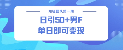 男粉引流新方法不违规,当日即可变现插图 男粉引流新方法不违规,当日即可变现