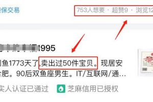 [二手平台]利用二手平台交易变现，简单操作有前景，新手可操作！