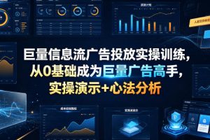 短视频底层原理进阶提升课｜多平台算法深度拆解、账号权重突破、冷启动流量破局、AI爆款内容落地与全域账号运营实战教程